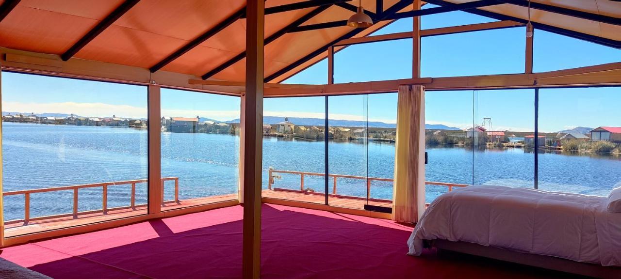 Puno Habitación Vista al Lago Exterior foto