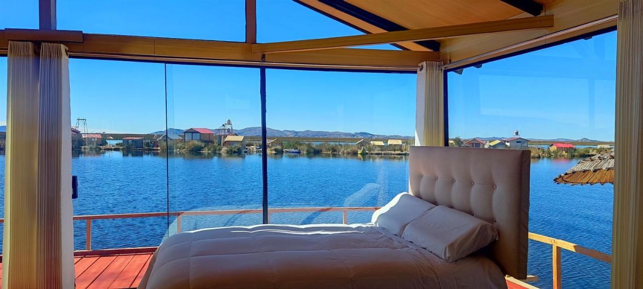 Puno Habitación Vista al Lago Exterior foto