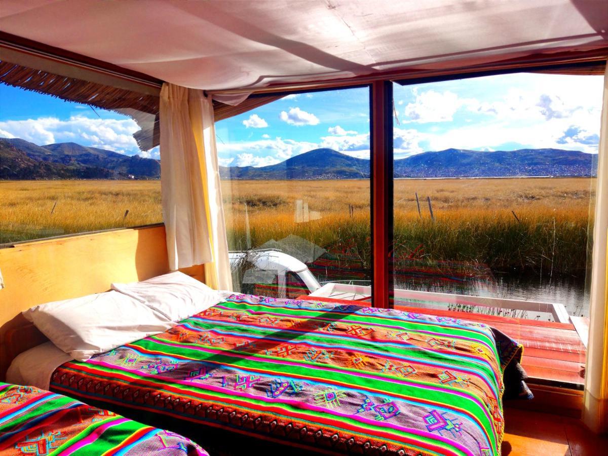 Puno Habitación Vista al Lago Exterior foto