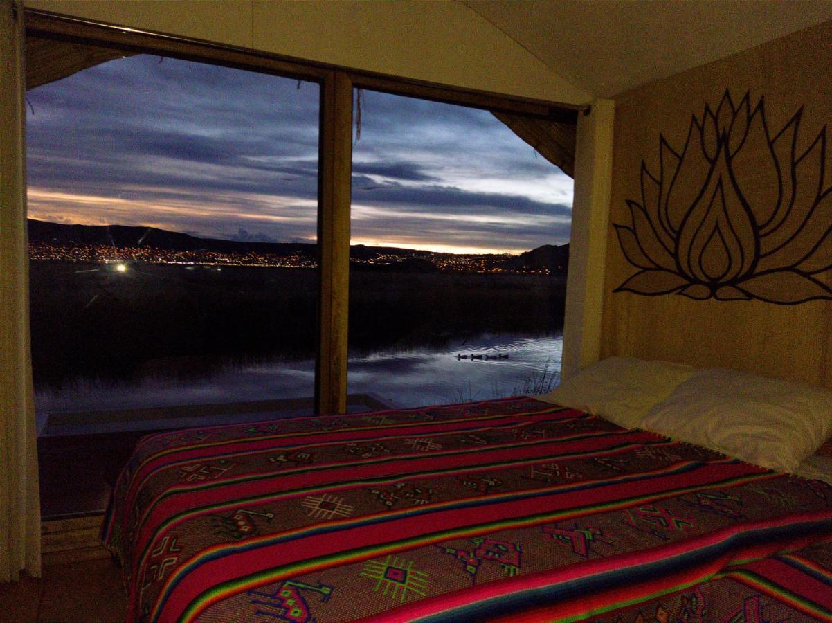 Puno Habitación Vista al Lago Exterior foto