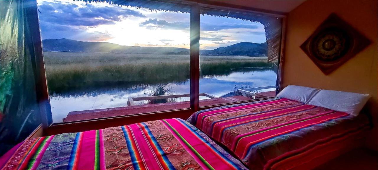 Puno Habitación Vista al Lago Exterior foto